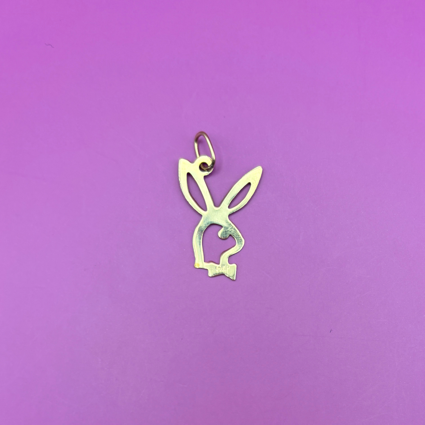 14k playboy bunny charm