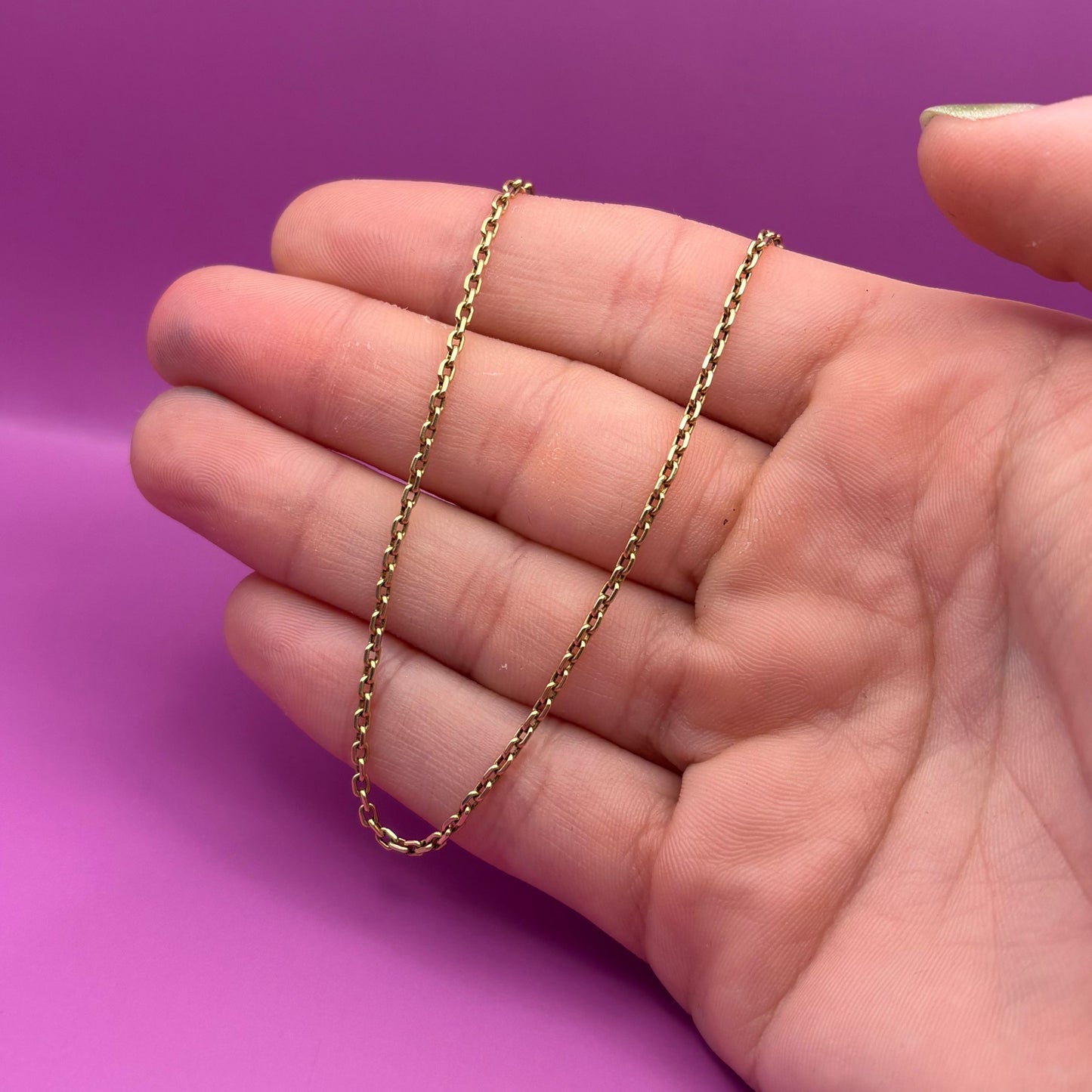 14k biker chain 21.5"