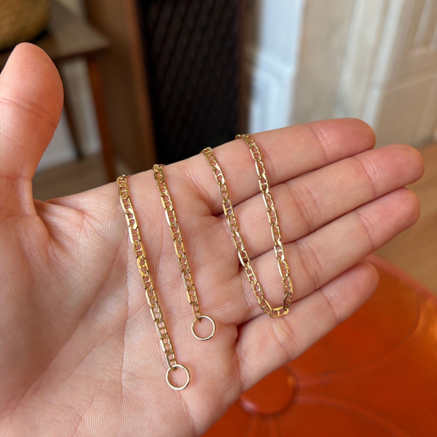 14k mariner sans-a-clasp chain 18.25"