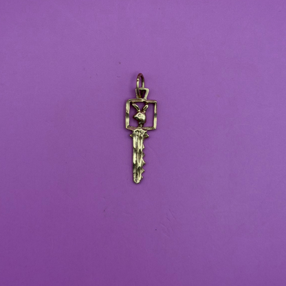 14k playboy bunny key