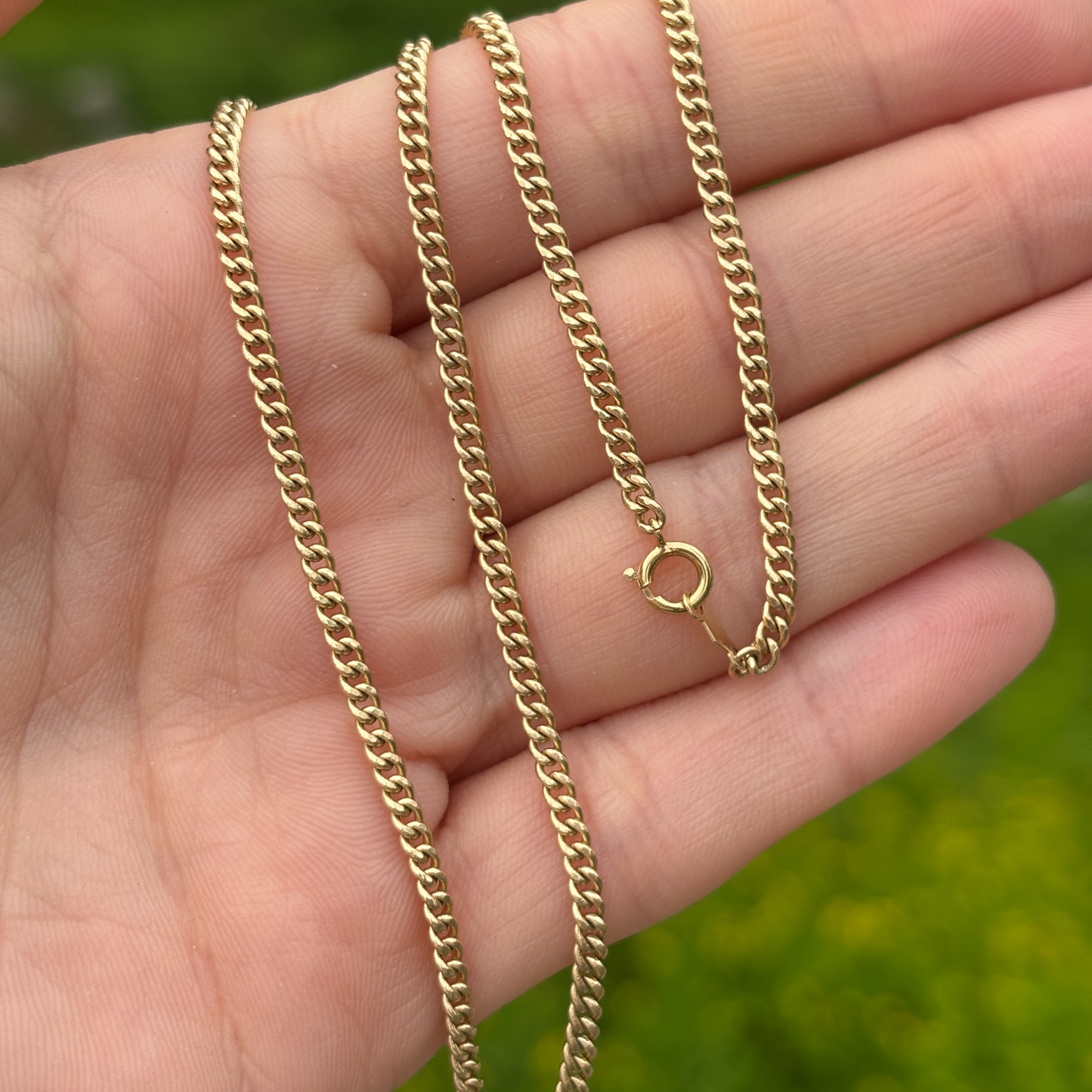 14k vintage curb chain 18’’