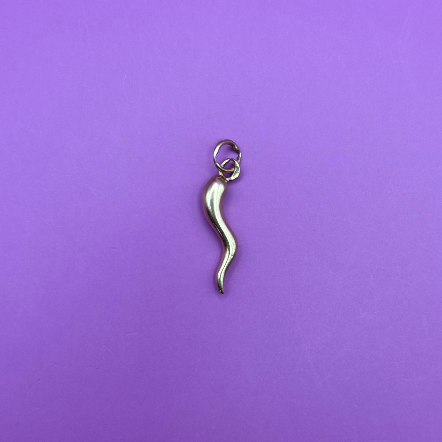 14k small cornicello charm
