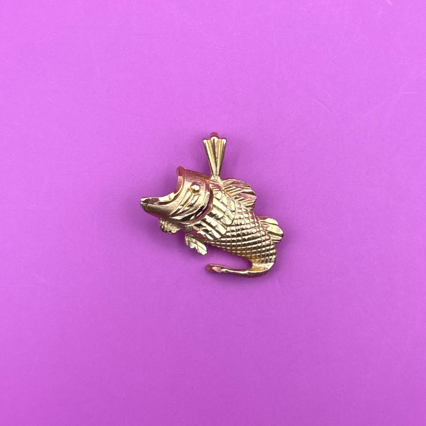 14k fish charm by Michael Anthony