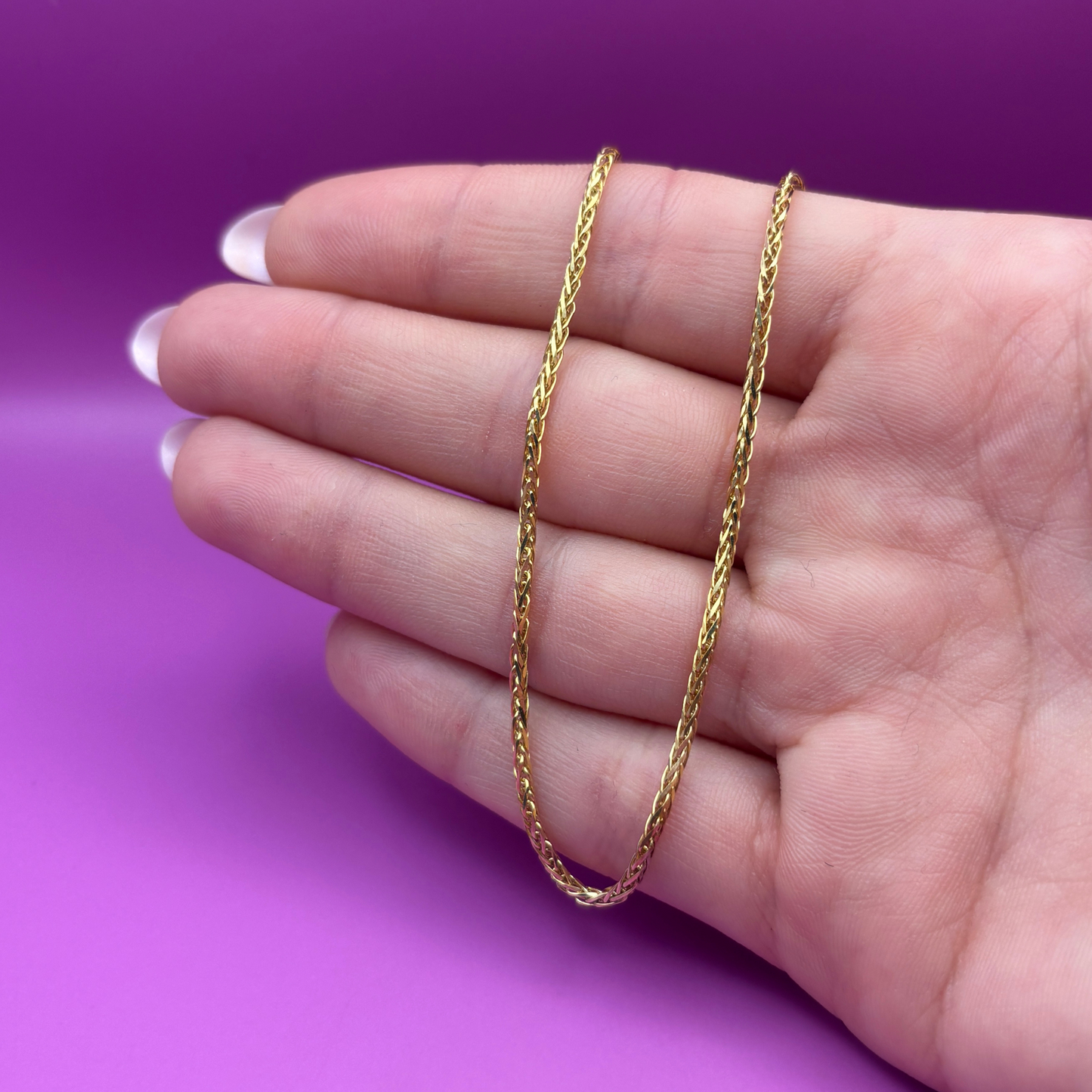 14k wheat chain 20"