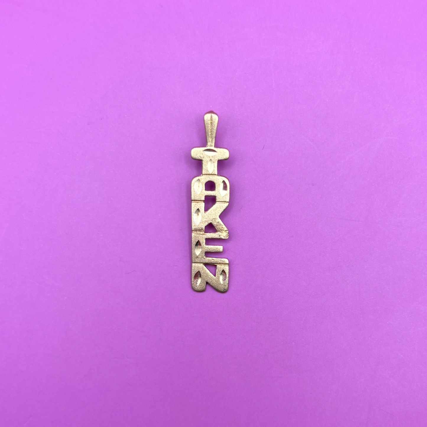 14k taken charm, 27mm height (with bail)