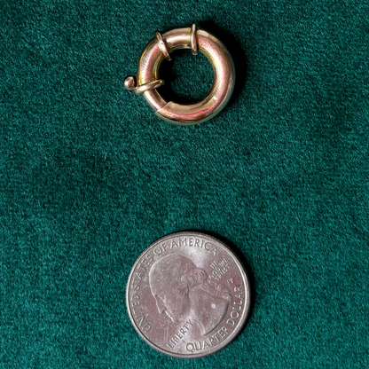 14k big round connector