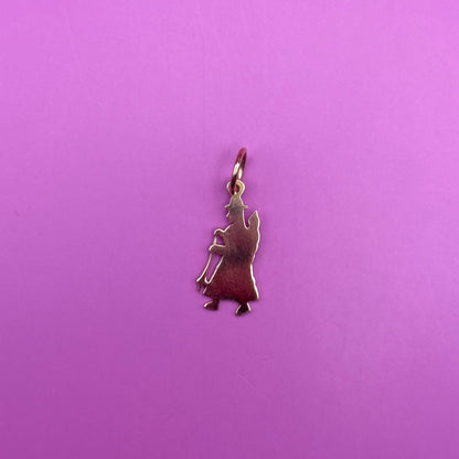 18k meso woman with babe charm
