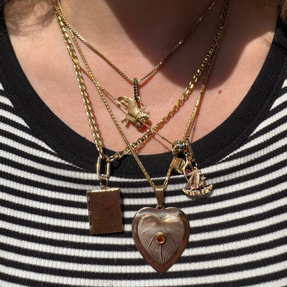 14k box chain 16.25"