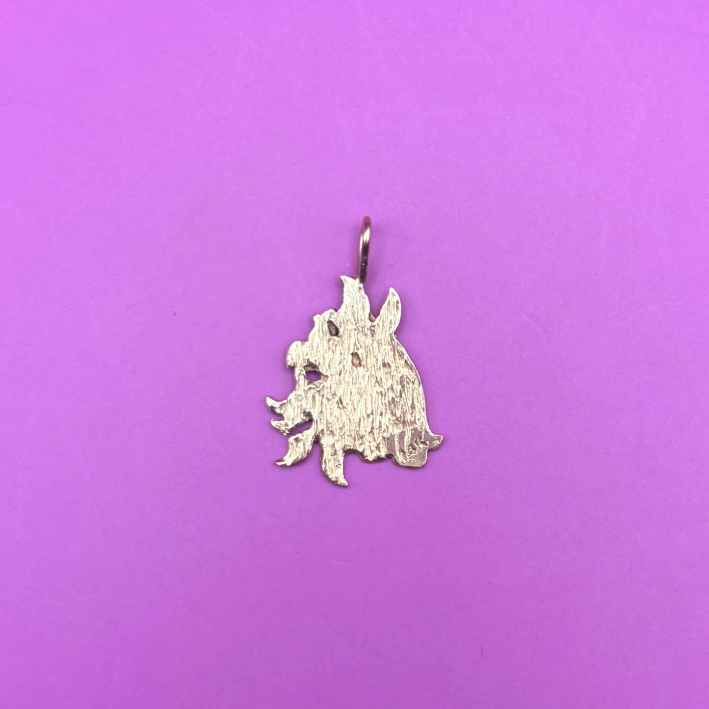 14k miss Piggy charm