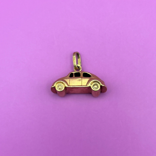 14k vw bug charm