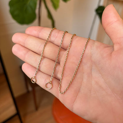 10k biker sans-a-clasp chain 22"