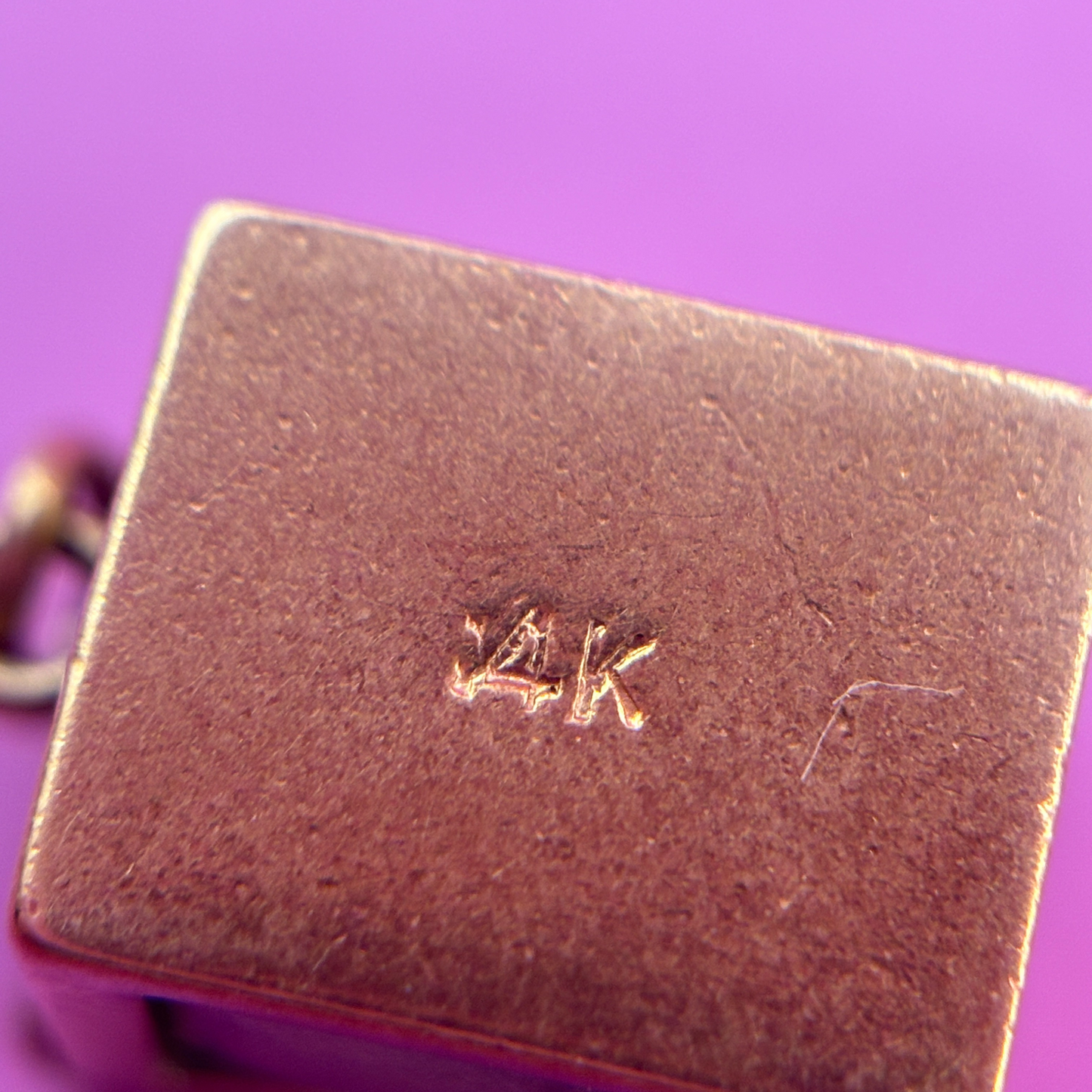 14k cards charm