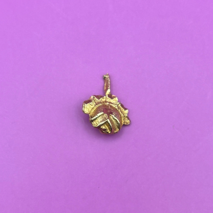 14k rose with hidden bail charm