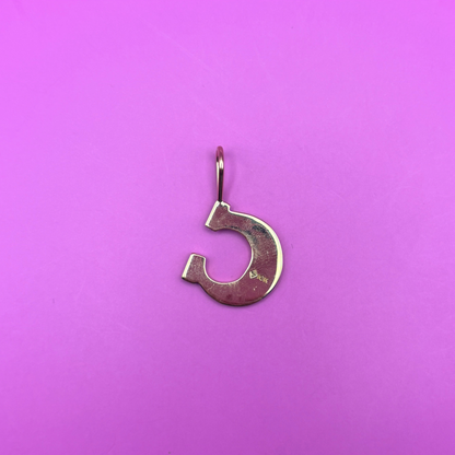 10k letter C pin conversion charm