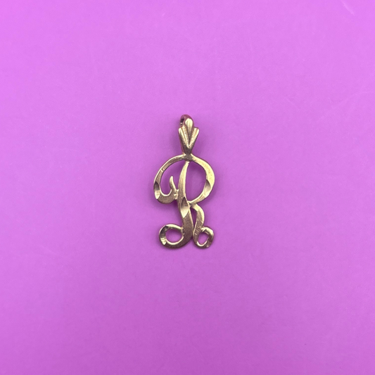14k letter R by Michael Anthony charm