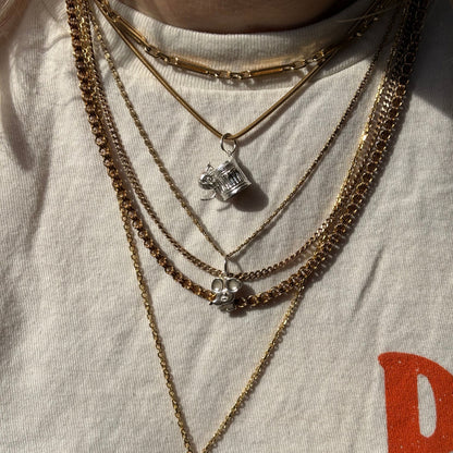 silver the rat charm