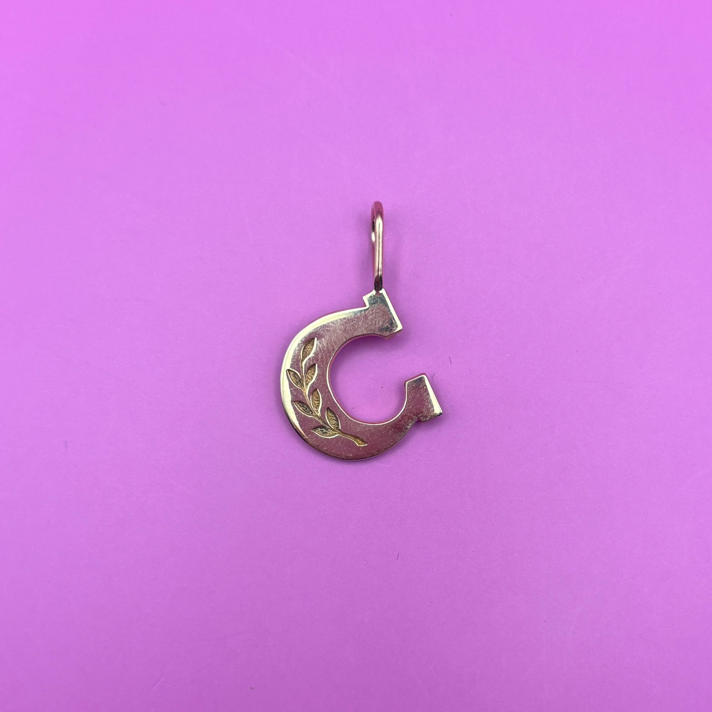 10k letter C pin conversion charm