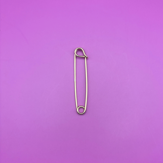 14k safety pin