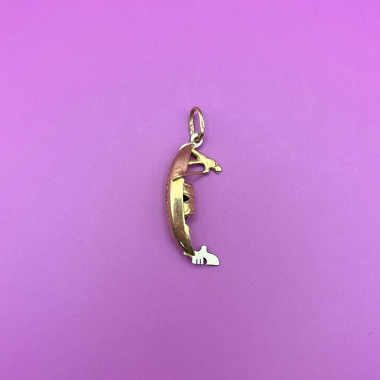 18k gondola charm