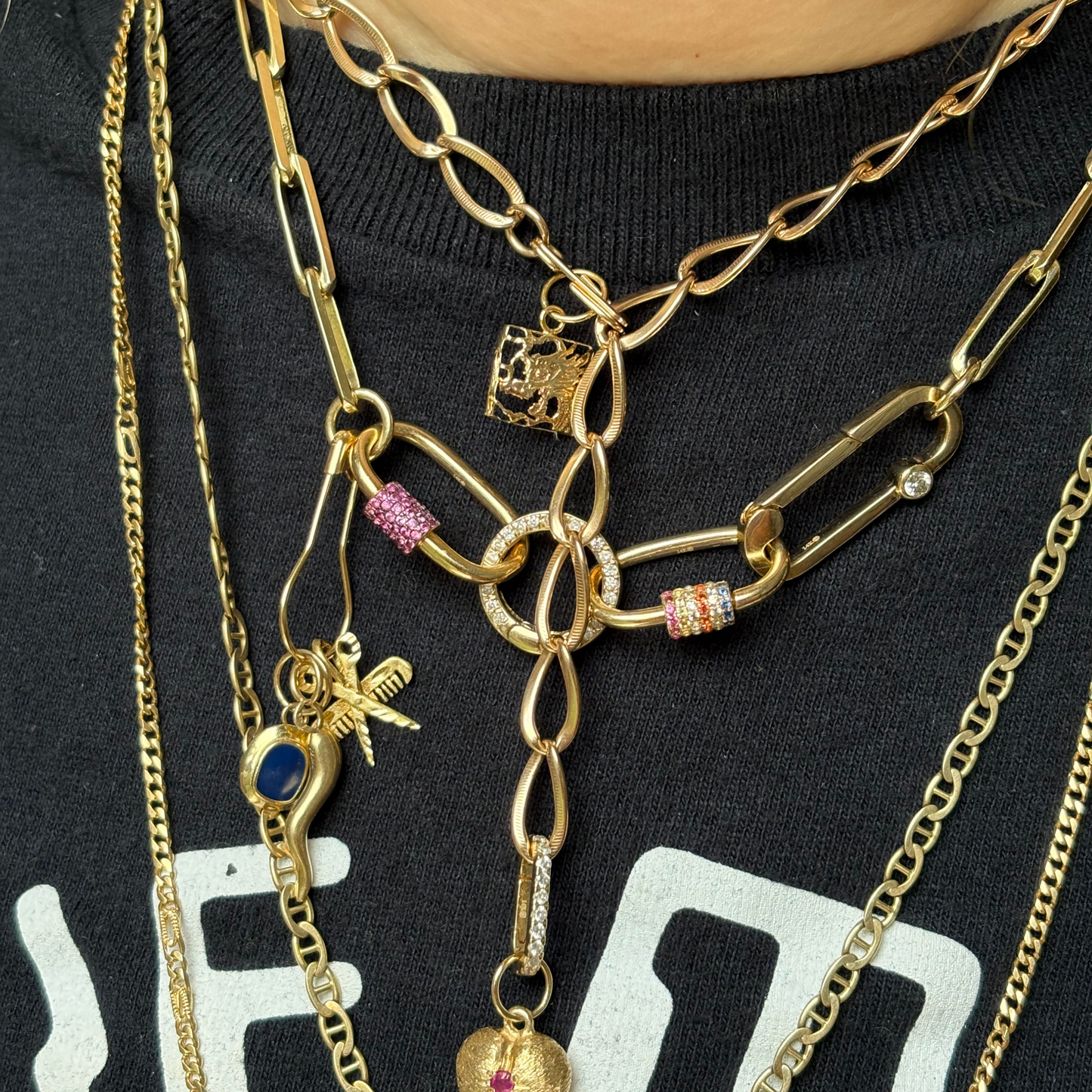 18k dragon clasp conversion charm