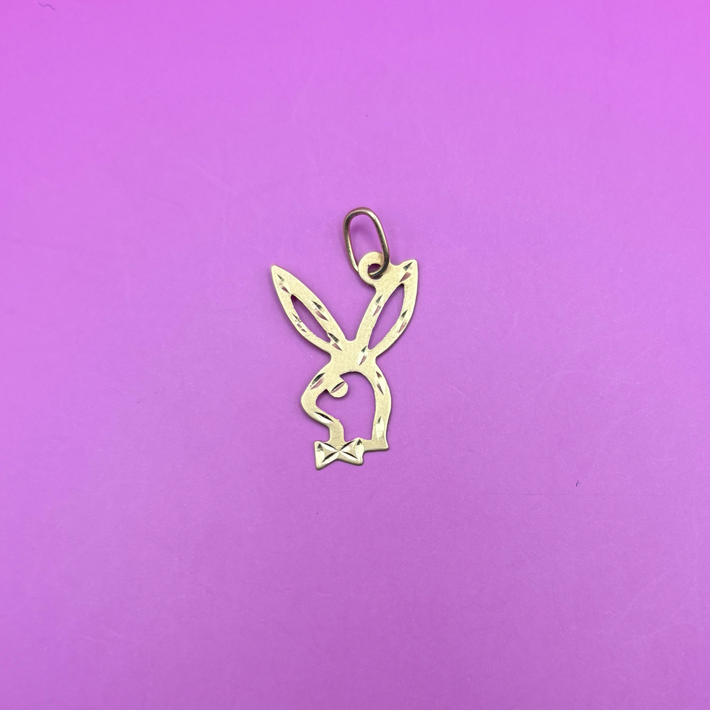 14k playboy bunny charm