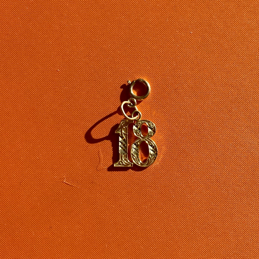 14k 18 charm