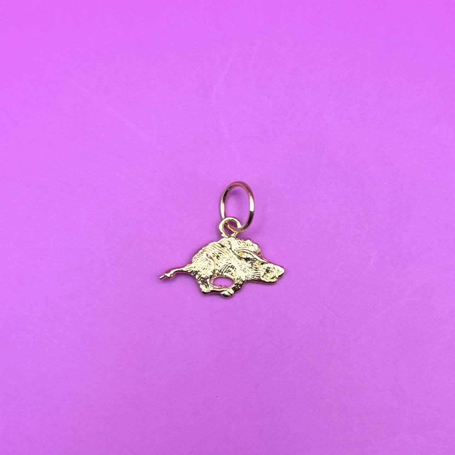 14k running hog charm