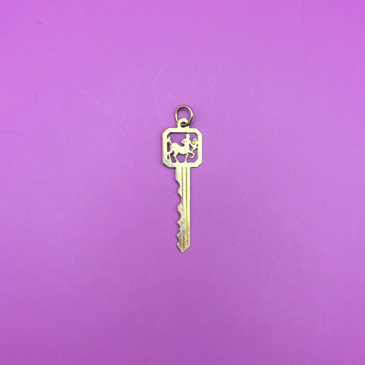 14k sagittarius key charm