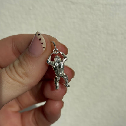 silver big apple giant ape charm