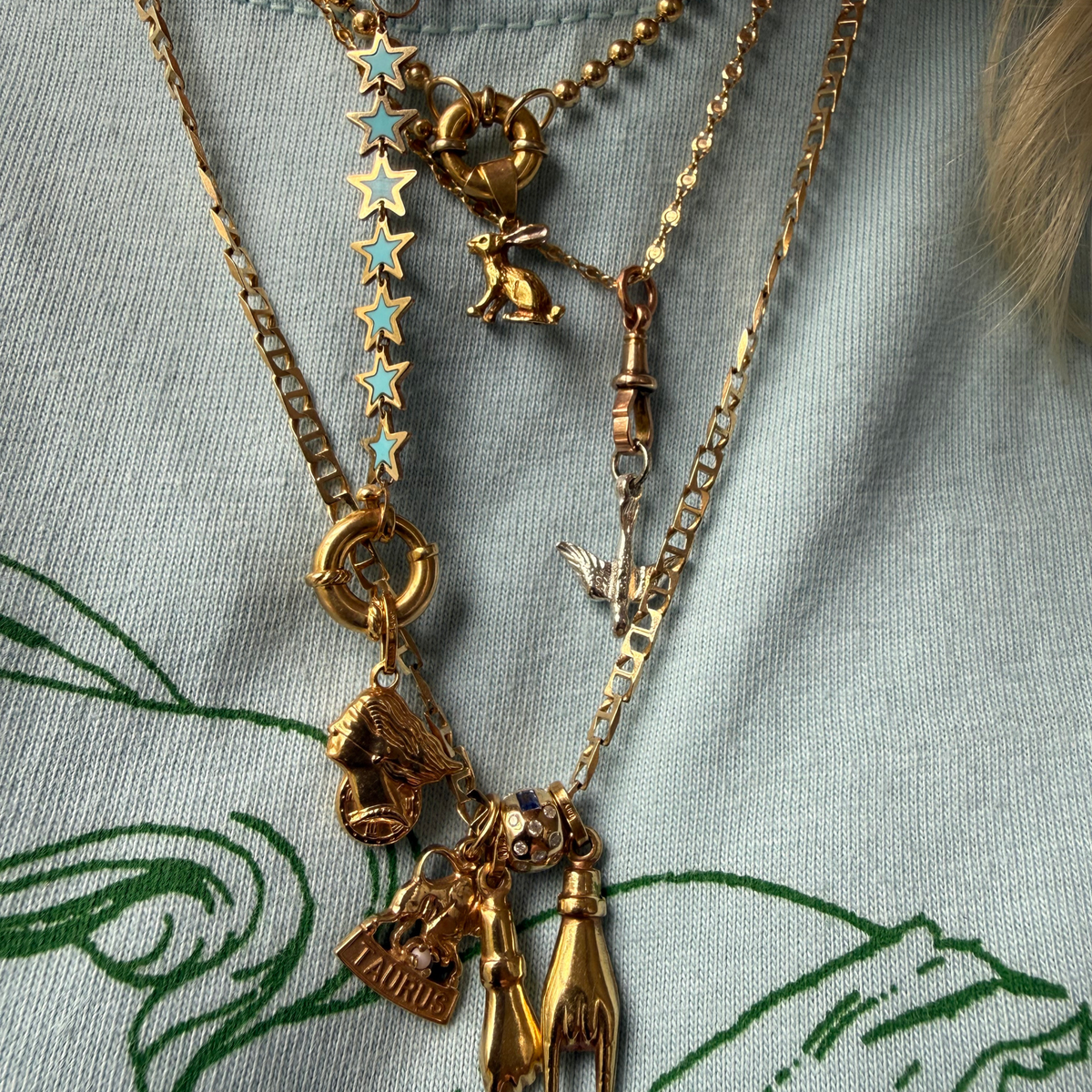 14k square mariner chain 22.25"