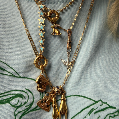 14k square mariner chain 22.25"