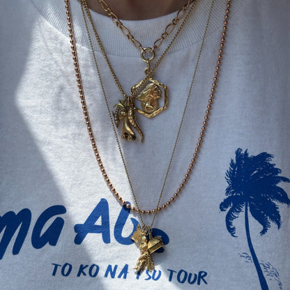 14k fortuna pendant