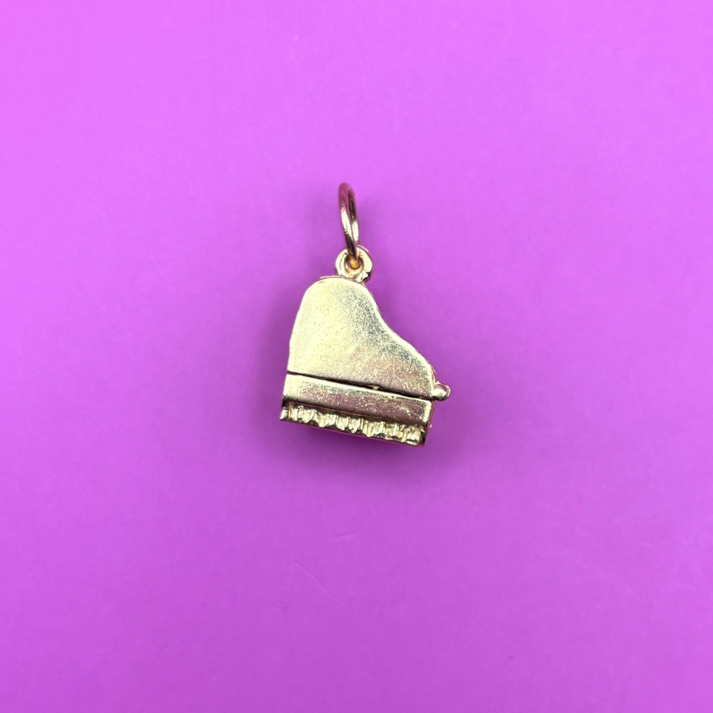 14k piano charm