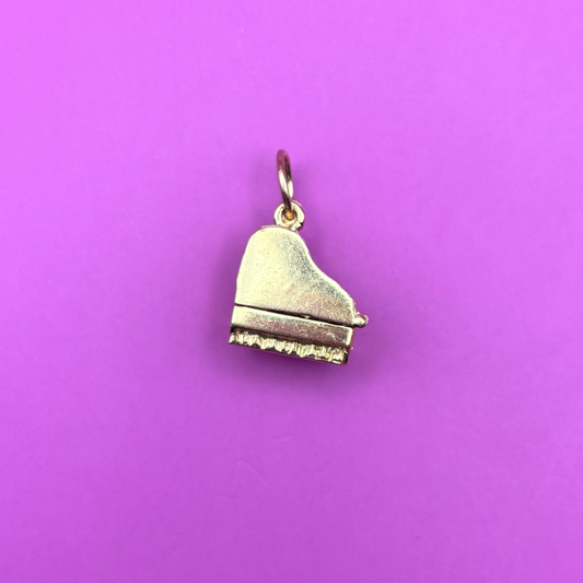 14k piano charm