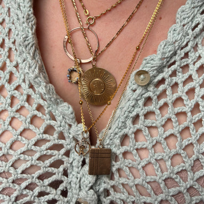 18k spider charm
