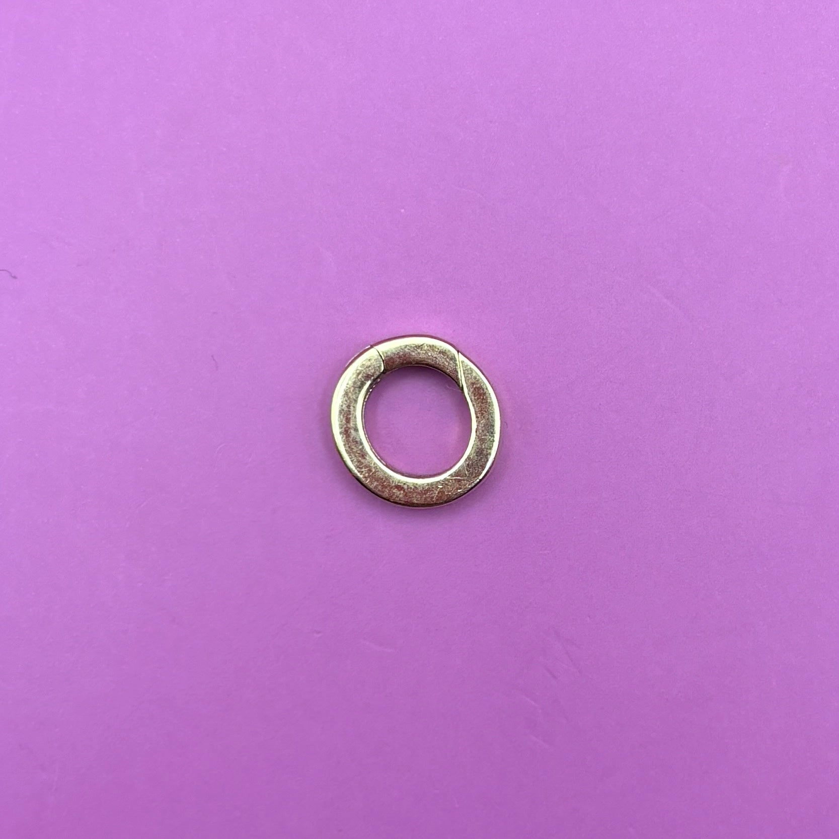 14k round squared edge push connector 10mm – CNOJ
