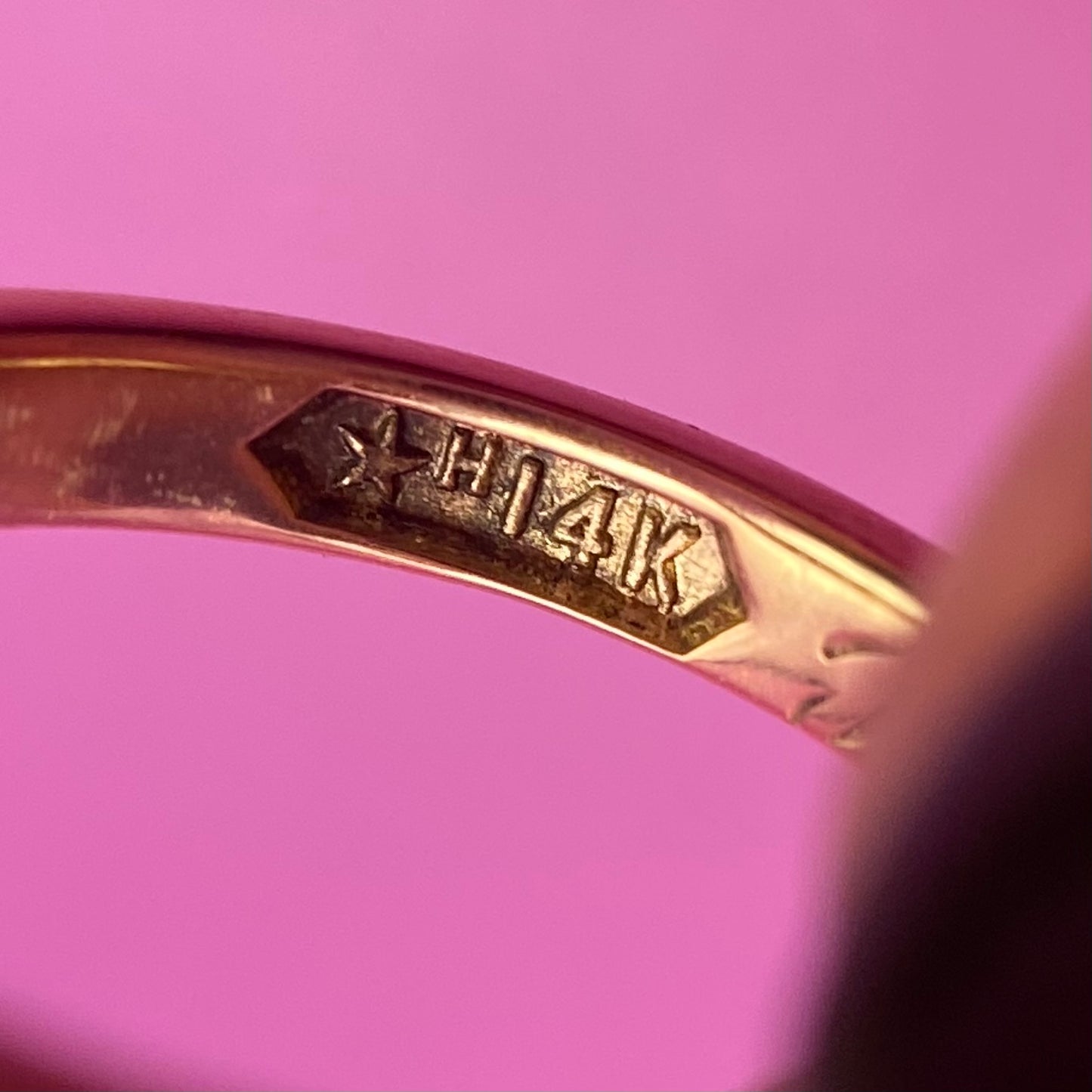 14k antique donut band