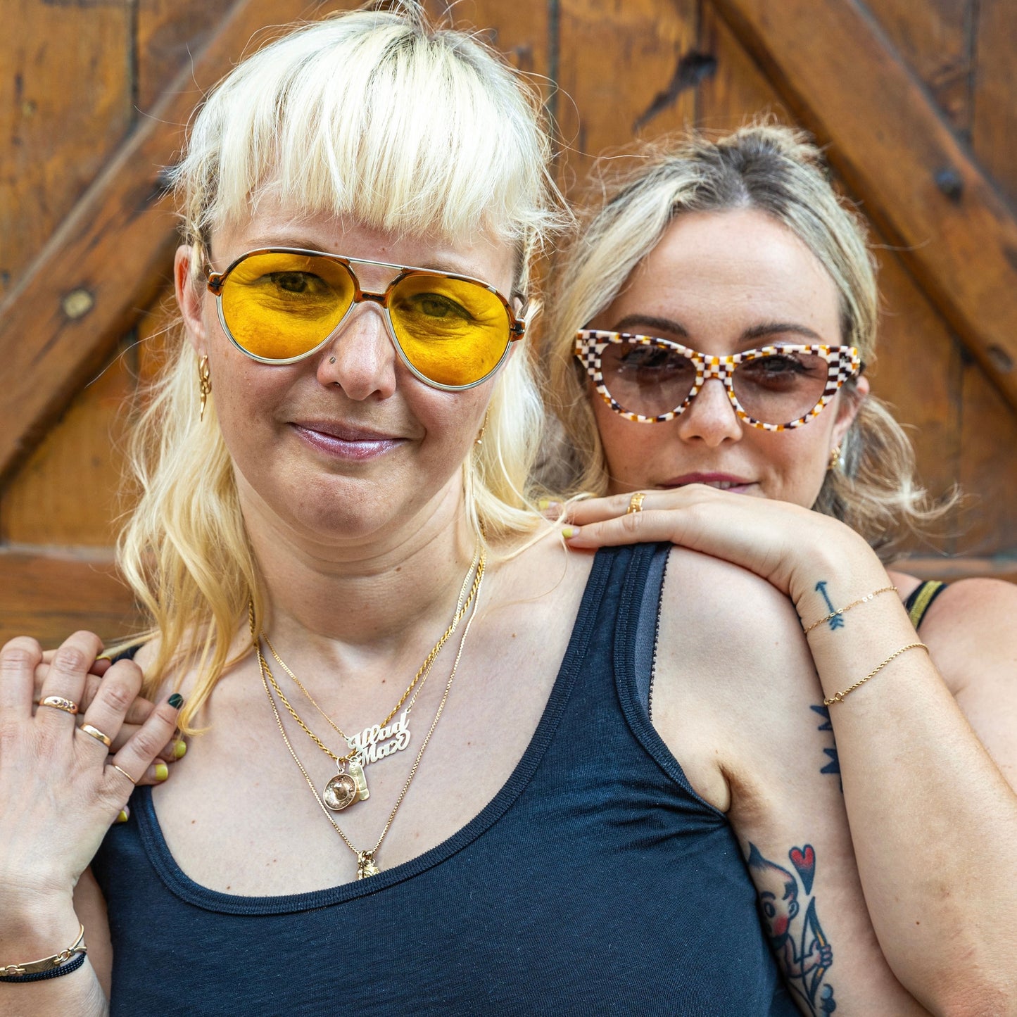 14k lapis mushroom pendant