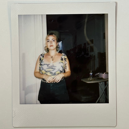 14k mini mirror heart link bracelet 8.5"