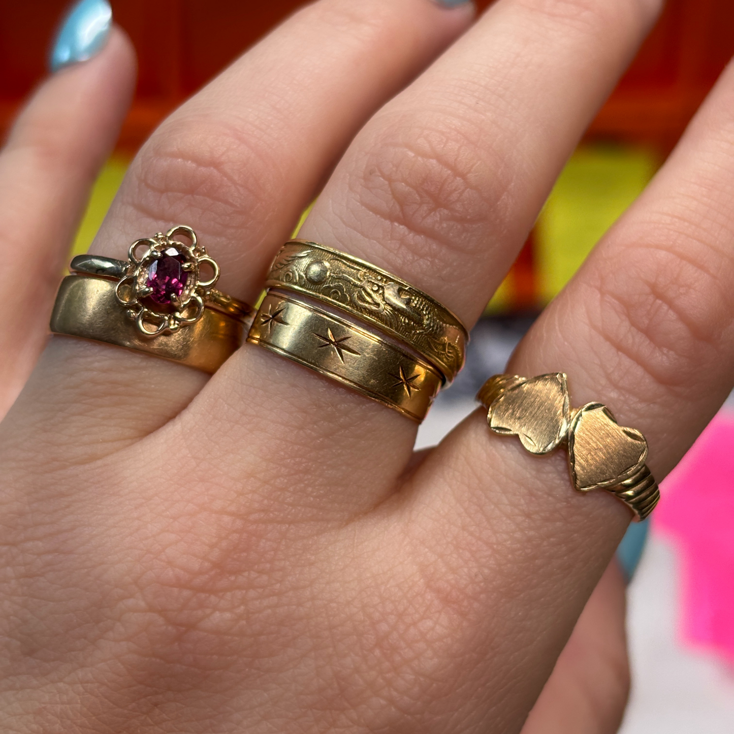 19k dragon wraparound ring