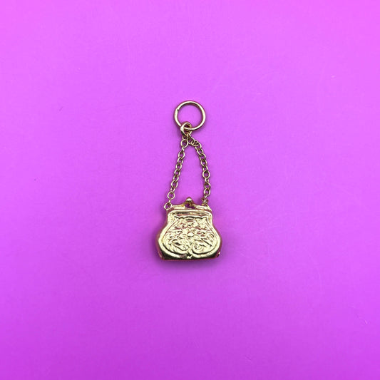 14k handbag charm