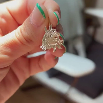 14k miss Piggy charm