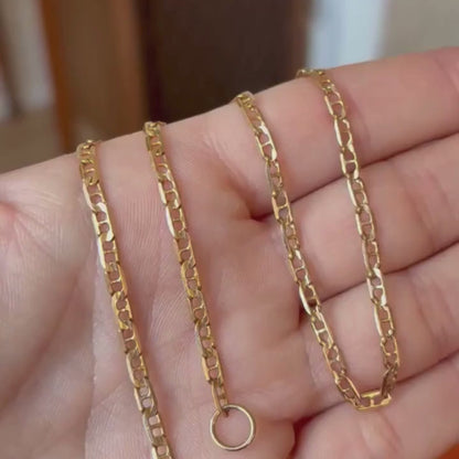 14k mariner sans-a-clasp chain 18.25"