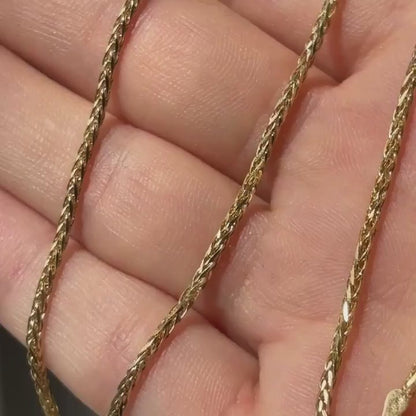 14k wheat chain 20"