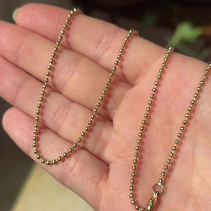 14k ball chain 18.25’’