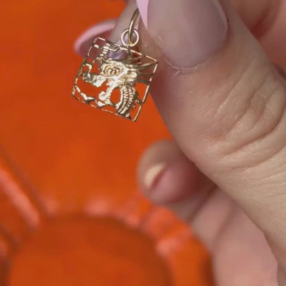 18k dragon clasp conversion charm
