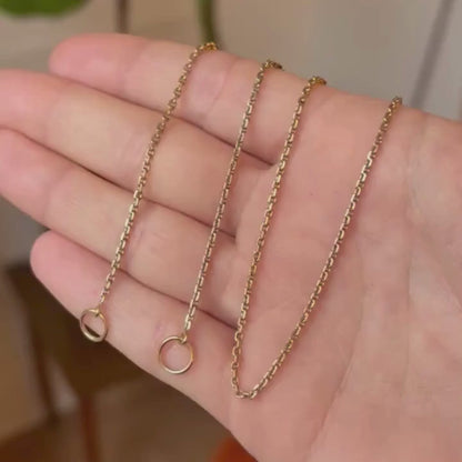 10k biker sans-a-clasp chain 22"