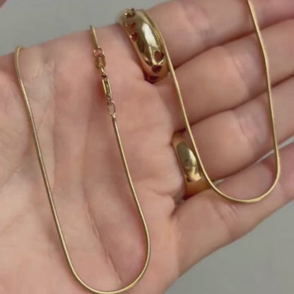14k snake chain 16.5"
